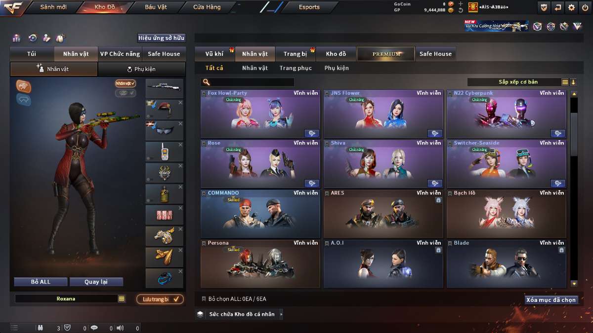shop acc cf uy tin gia re
